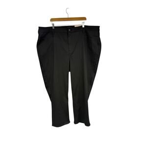 NYDJ Black Straight Leg Jeans Stretch Womens Plus Size 26W New